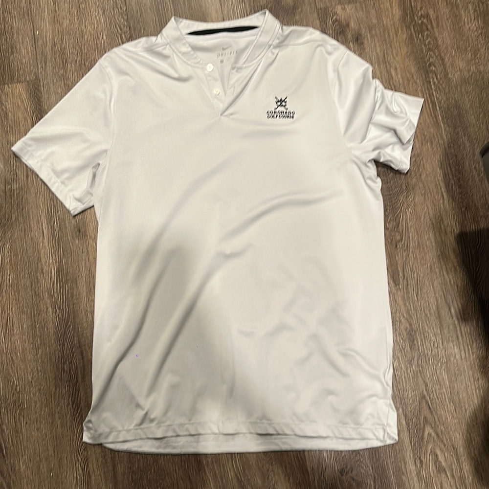 Nike Dri-Fit Golf Polo Collarless Size M